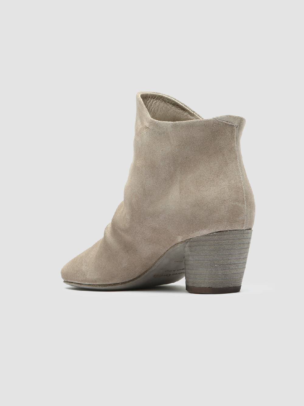 Officine Creative BETH 006 Stivaletti in Pelle Scamosciata Tortora Consegna Veloce
