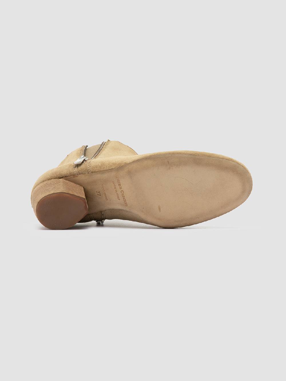 Officine Creative BETH 012 Stivaletti Chelsea in Pelle Scamosciata Marrone Fino Al -60%