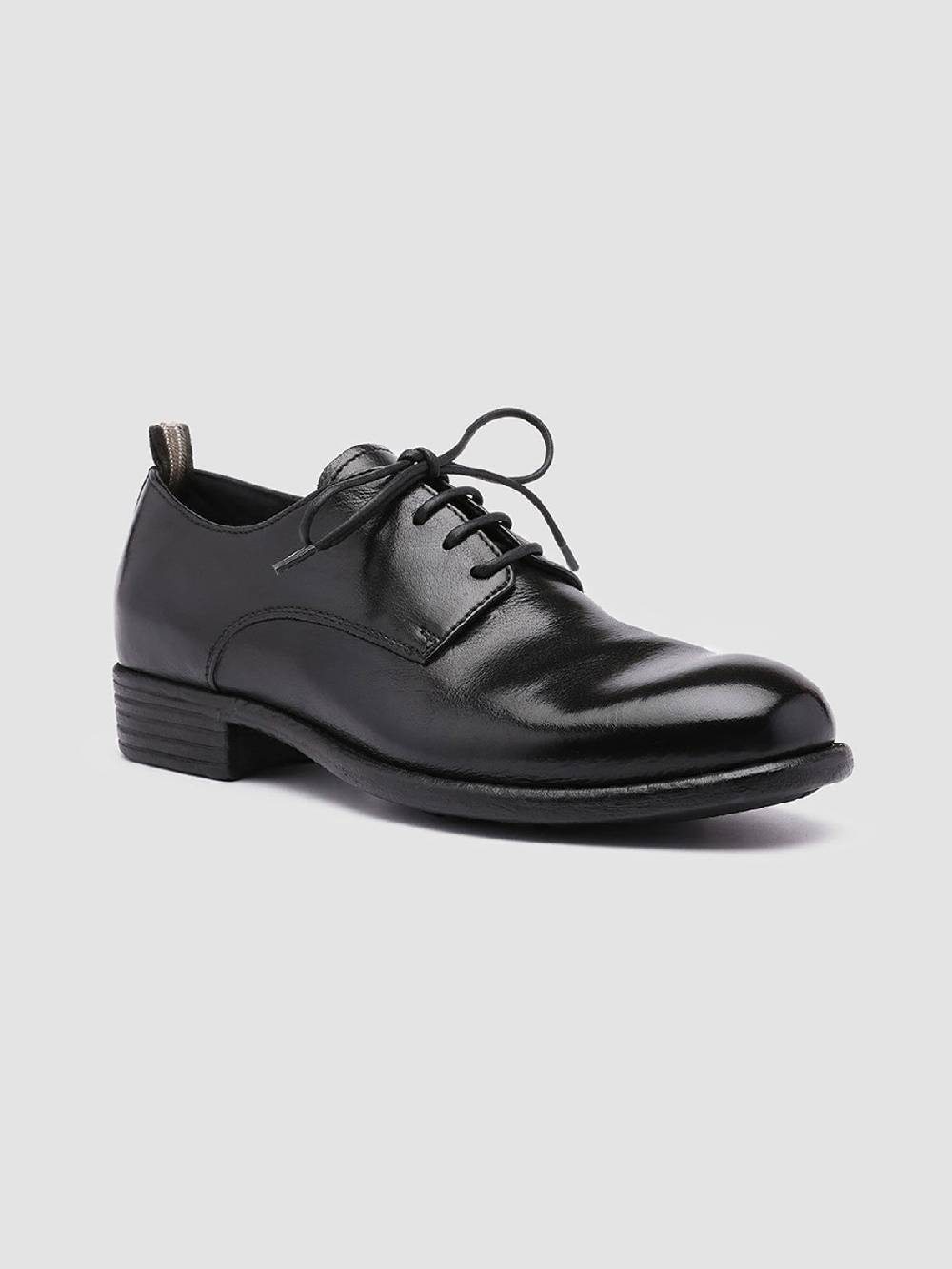 Officine Creative CALIXTE 001 Derby in Pelle Nera Shopping Online