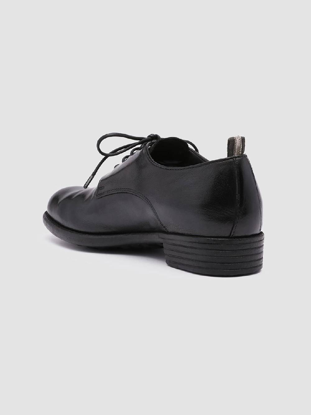 Officine Creative CALIXTE 001 Derby in Pelle Nera Shopping Online
