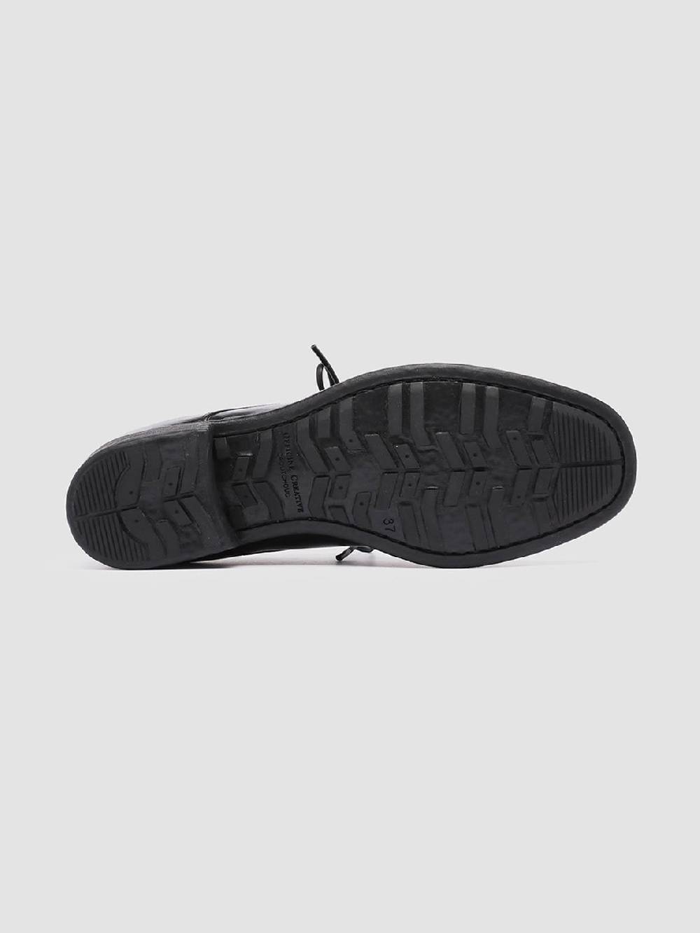 Officine Creative CALIXTE 001 Derby in Pelle Nera Shopping Online