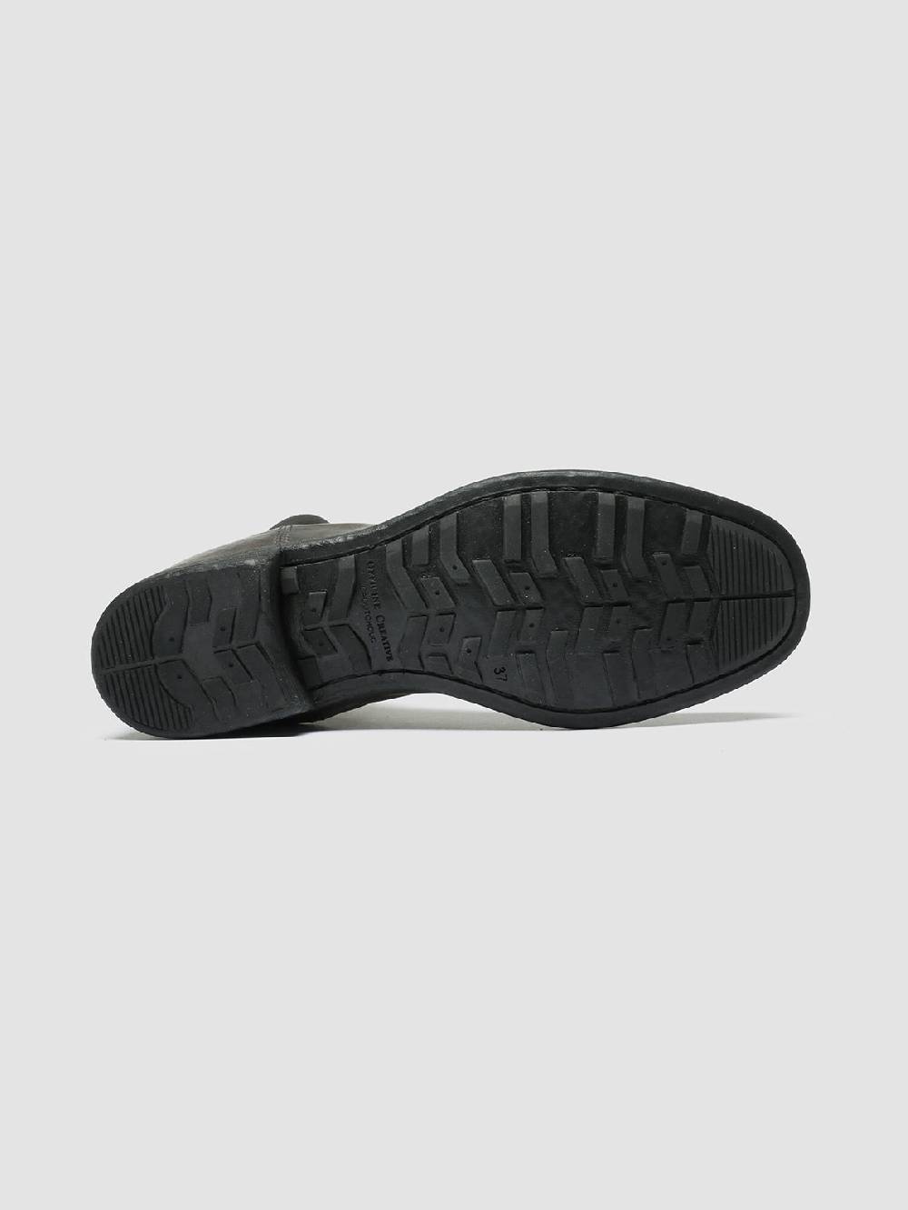 Officine Creative CALIXTE 004 Stivaletti Chelsea in Pelle Grigia Prezzo Ridotto