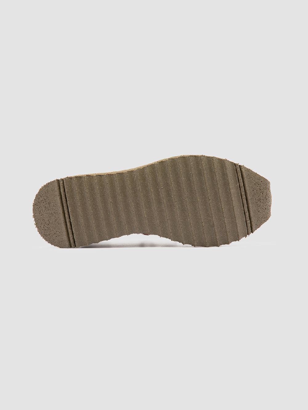 Officine Creative RACE RUBREX 101 Sneakers Basse in Pelle e Camoscio Verde Novità