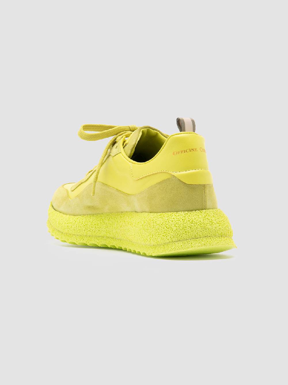 Officine Creative RACE RUBREX 101 Sneakers Basse in Pelle e Camoscio Gialla Acquista Ora
