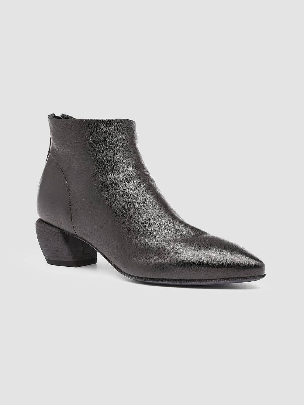 Officine Creative SALLY 001 Stivaletti in Pelle Nera Economico