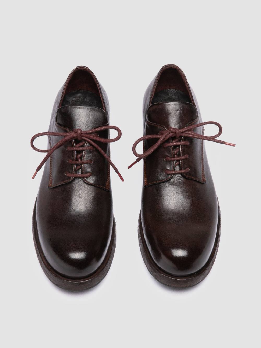 Officine Creative BULLA DD 301 Derby in Pelle Marrone Vendita Economica