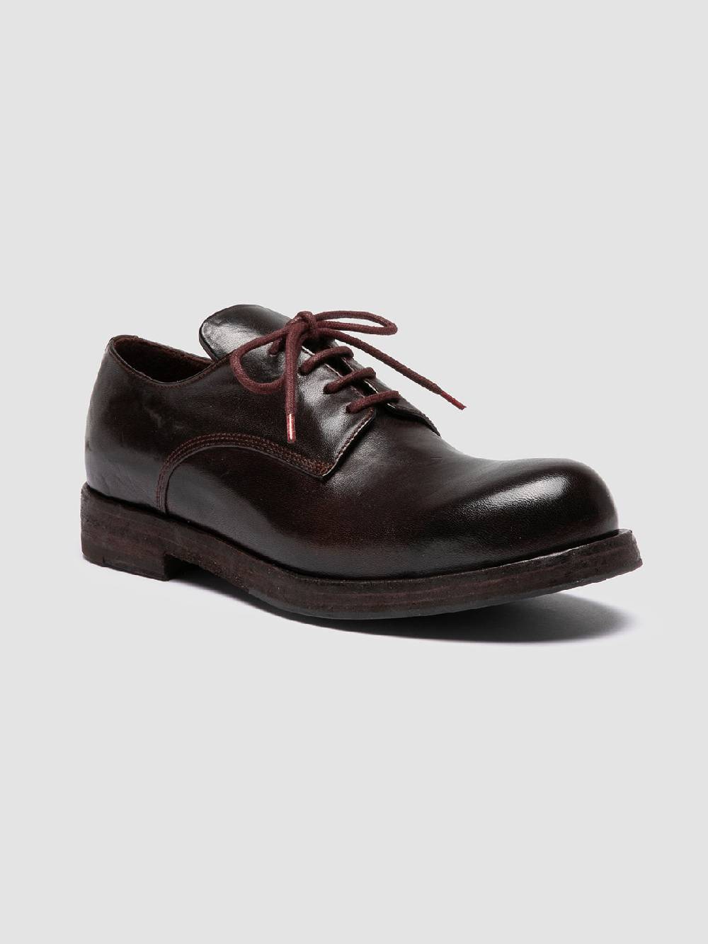 Officine Creative BULLA DD 301 Derby in Pelle Marrone Vendita Economica