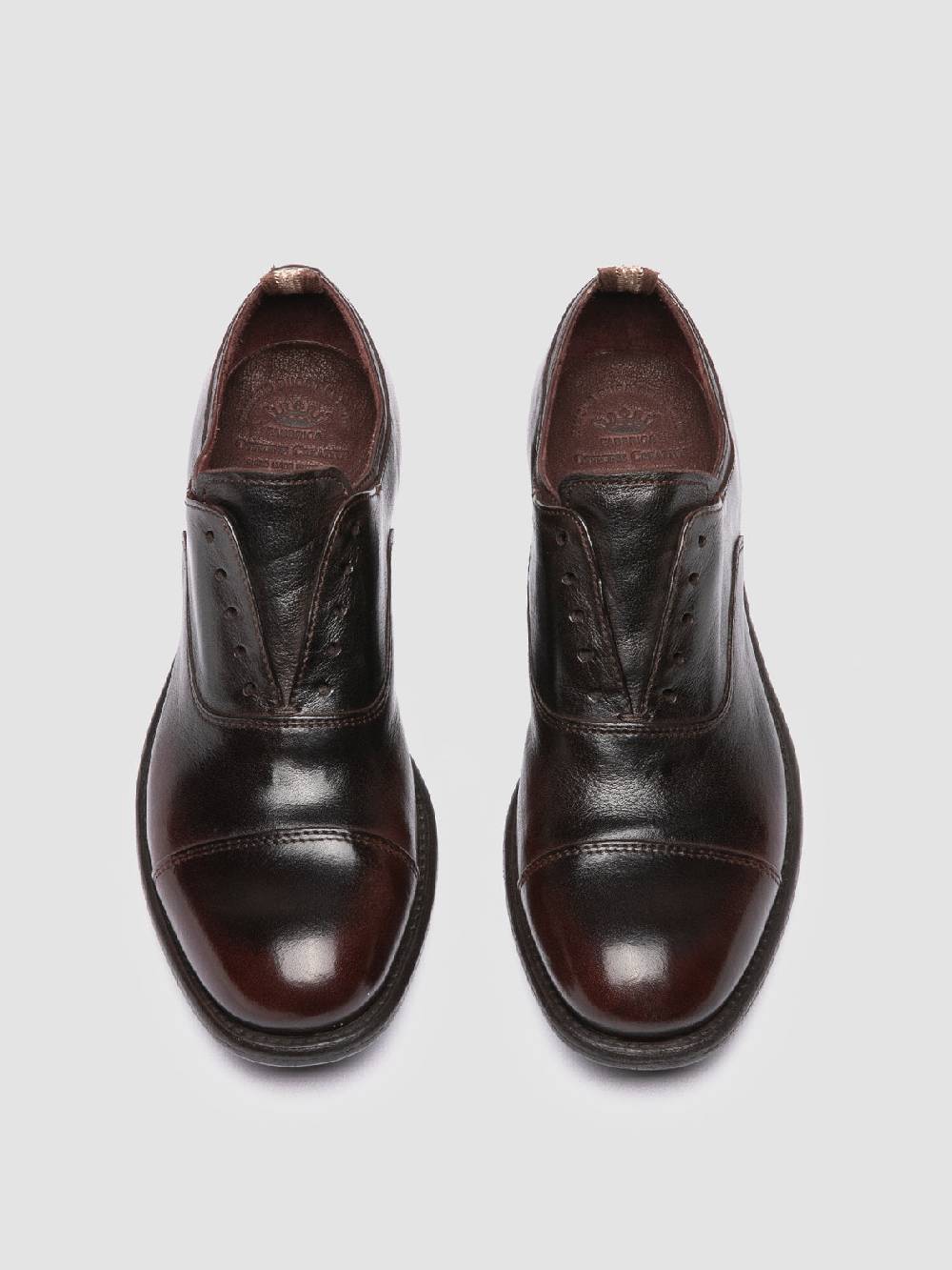 Officine Creative CALIXTE 003 Oxford in Pelle Marrone Nuova