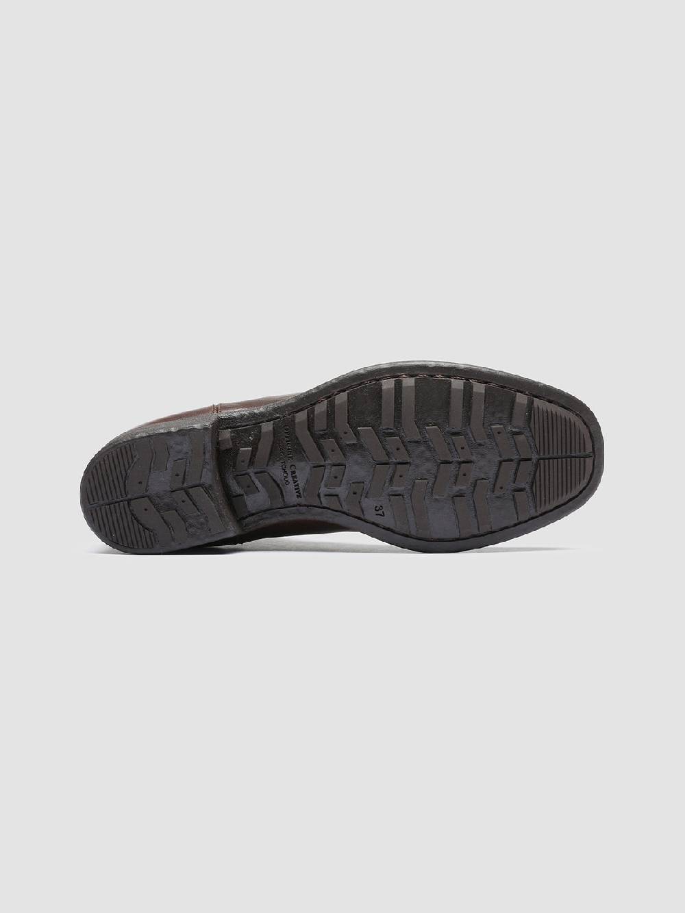 Officine Creative CALIXTE 004 Stivaletti Chelsea in Pelle Marrone 2025