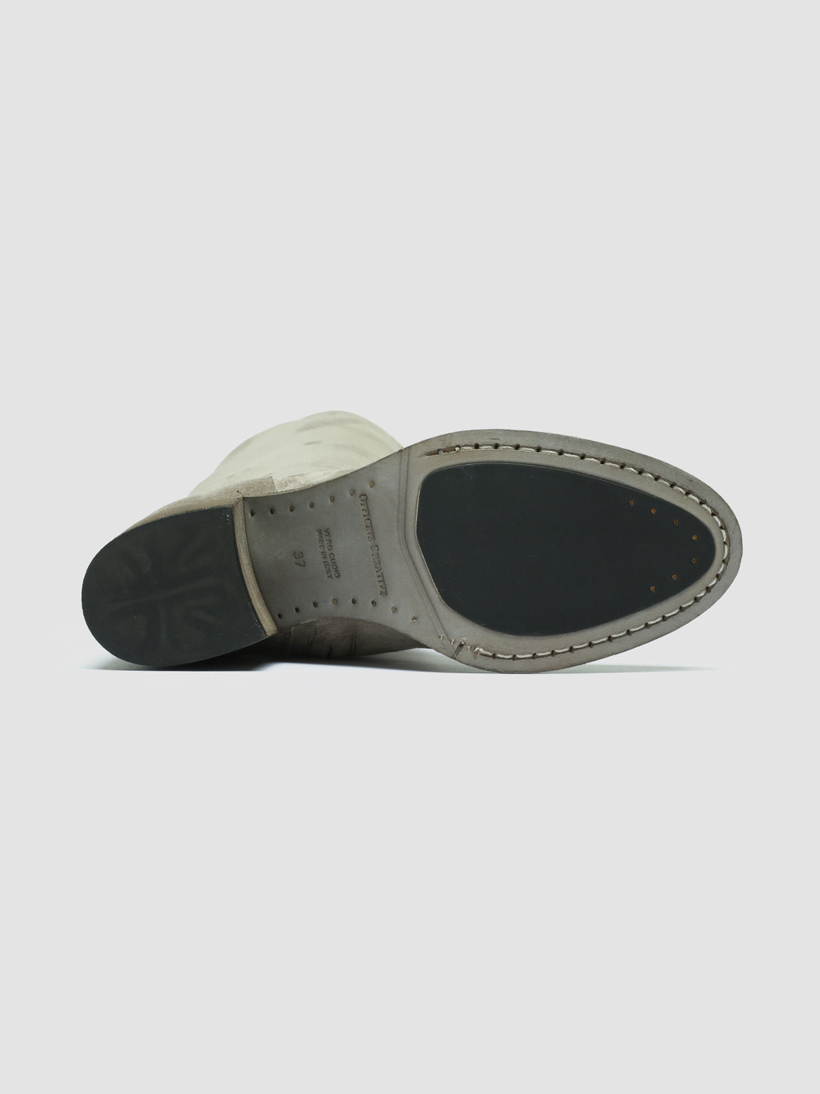 Officine Creative DENNER 116 Stivali Zip in Camoscio Grigio 2025