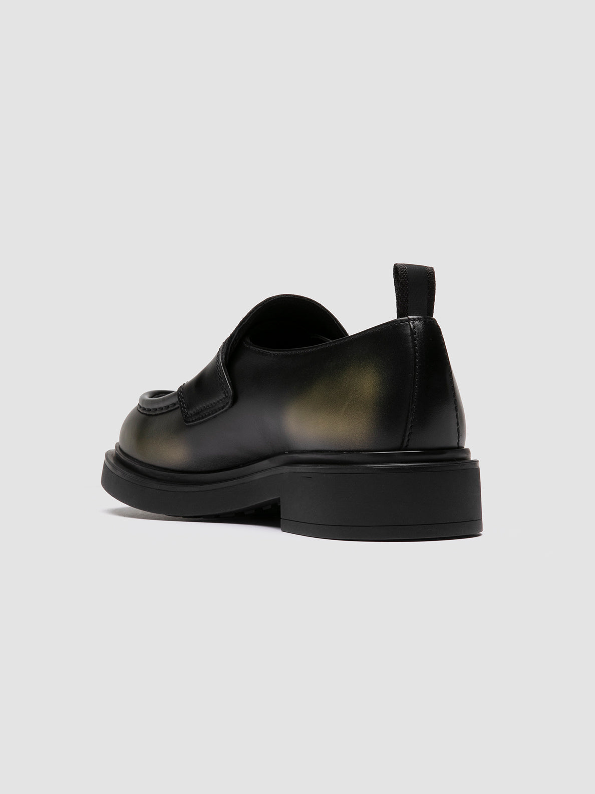 Officine Creative ENGINEER 101 Mocassini Penny in Pelle Metallizzata In Linea
