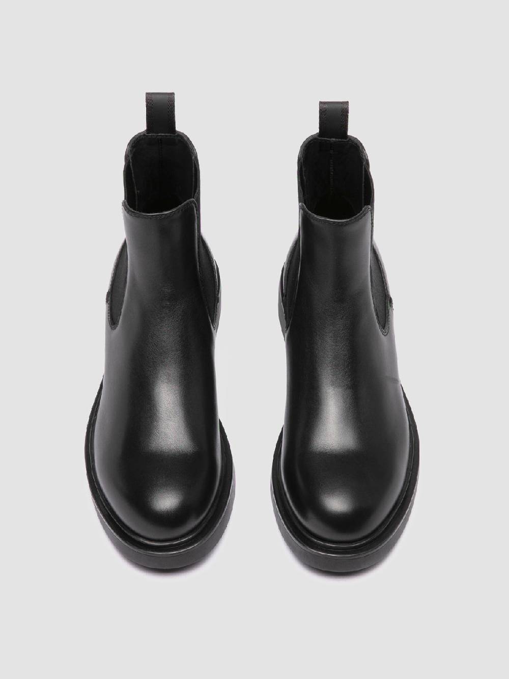 Officine Creative ENGINEER 107 Stivaletti Chelsea in Pelle Nera Qualità