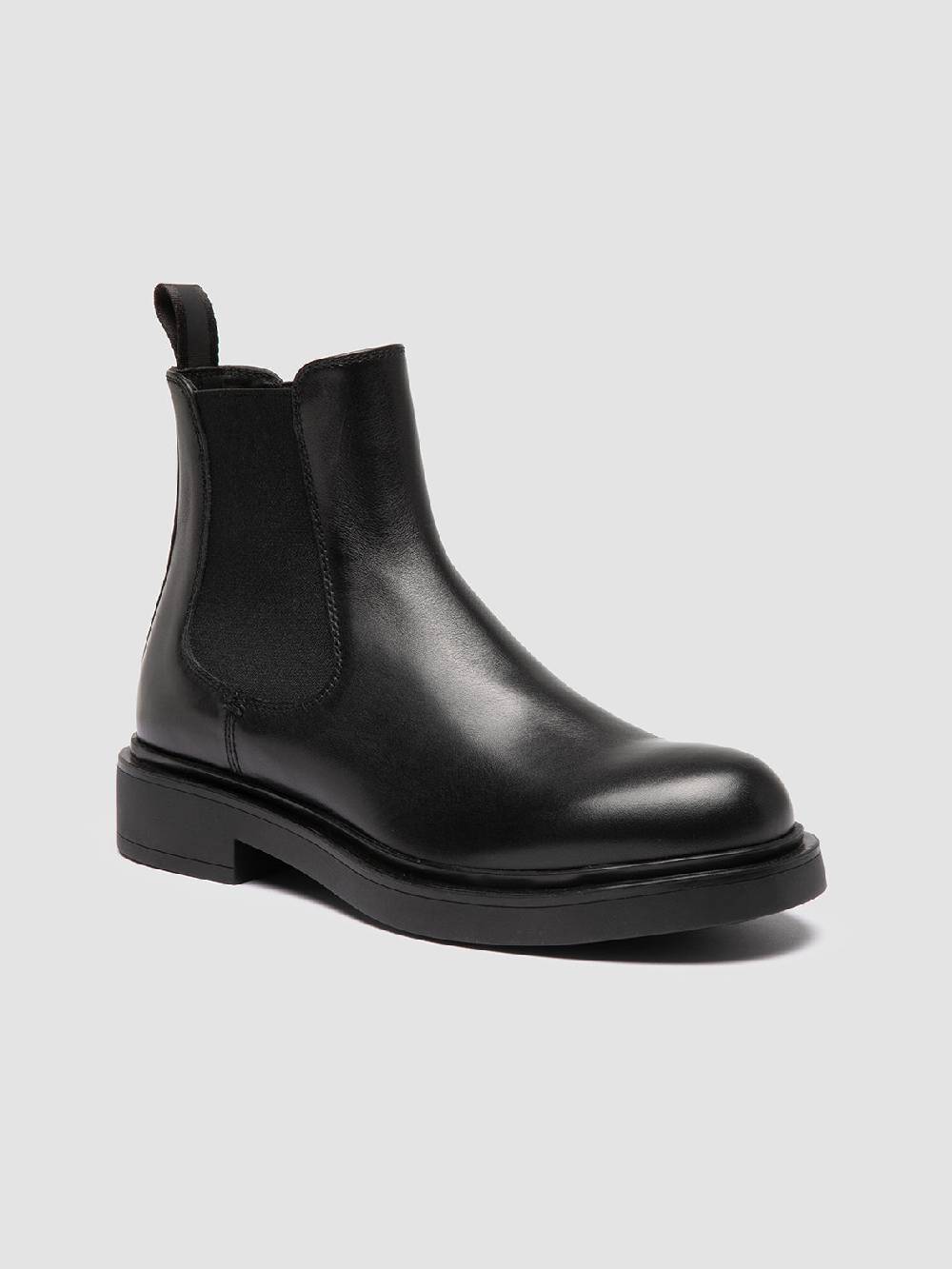 Officine Creative ENGINEER 107 Stivaletti Chelsea in Pelle Nera Qualità