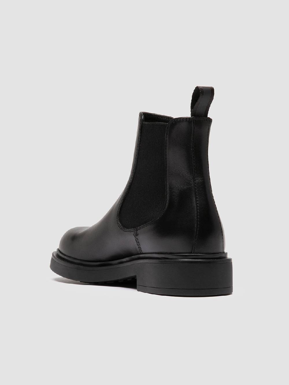 Officine Creative ENGINEER 107 Stivaletti Chelsea in Pelle Nera Qualità