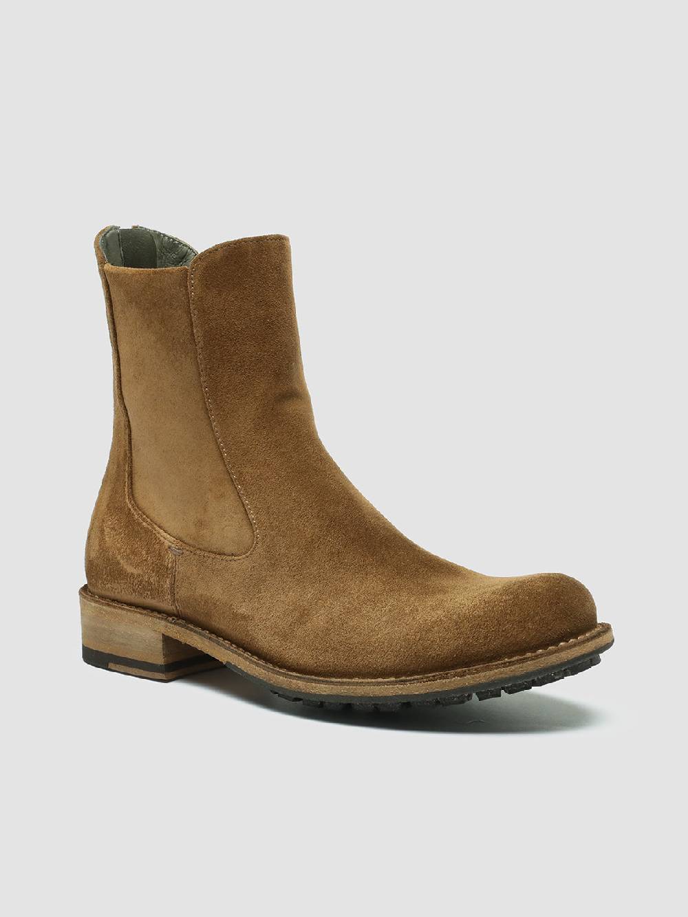 Officine Creative LEGRAND 229 Stivali Zip in Camoscio Marrone Acquista Ora