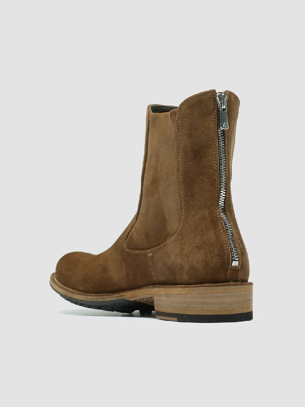 Officine Creative LEGRAND 229 Stivali Zip in Camoscio Marrone Acquista Ora