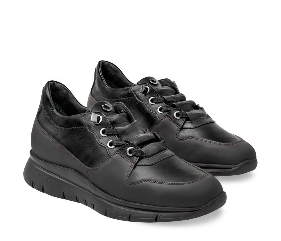 Pakerson SNEAKER AMIATA PELLE NERA Negozi Online