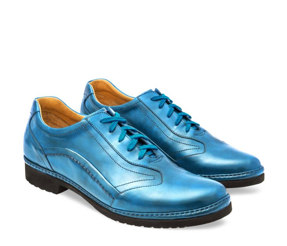 Pakerson DERBY PIENZA PELLE AZZURRO CIELO 2025