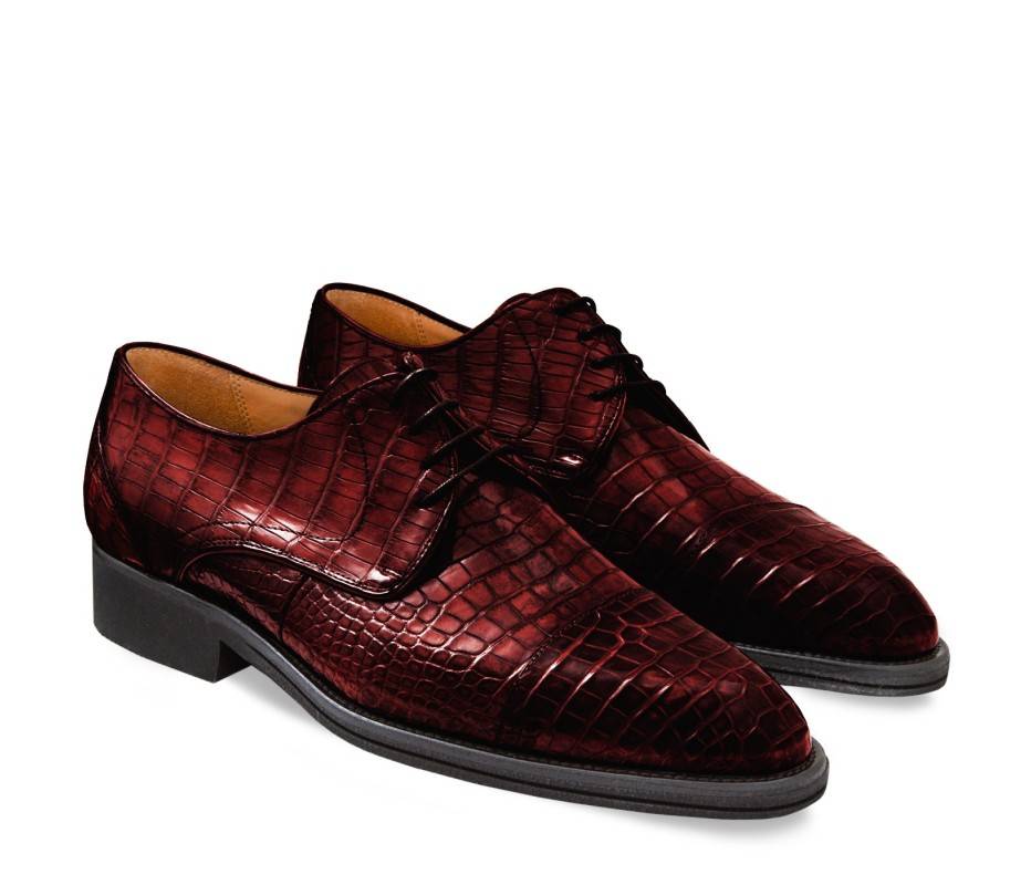 Pakerson DERBY FIRENZE ALLIGATORE BORDEAUX VINO Shopping Online