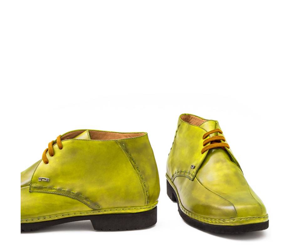Pakerson POLACCHINO GREVE PELLE VERDE PISTACCHIO Italia