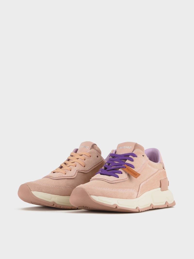 Panchic SNEAKER P06 DONNA IN SUEDE E PELLE ROSA CIPRIA I Più Venduti