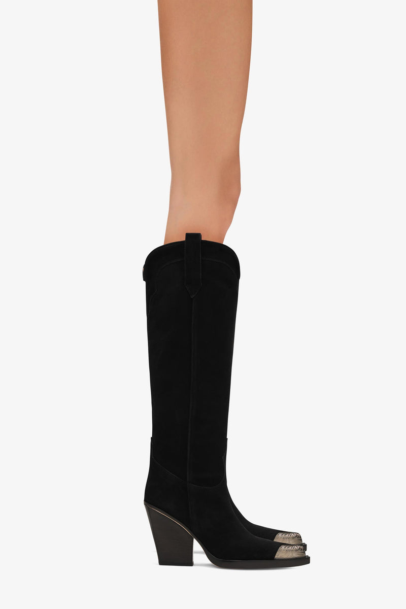 Paris Texas El Dorado Embellished Toe Boot Vendite Flash