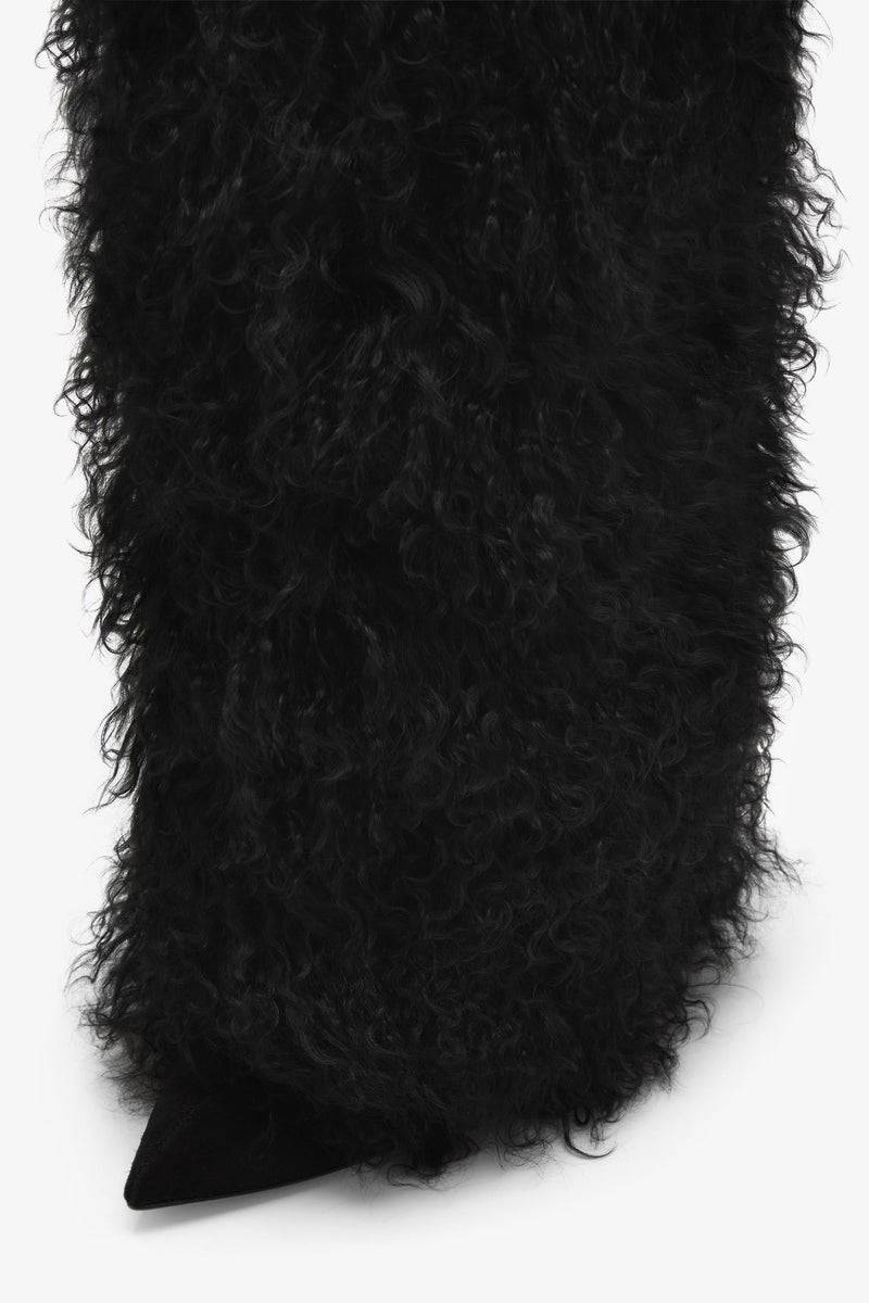 Paris Texas FURRY STILETTO BOOT In Saldo