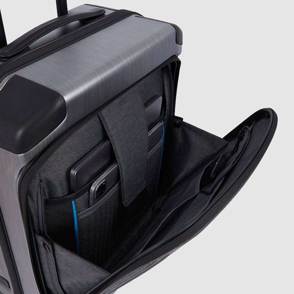 Piquadro Cabin size, hardside computer spinner 15,6" Saldi Di Fabbrica