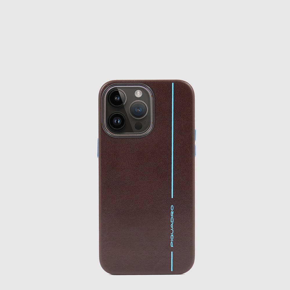 Piquadro Leather case for iPhone® 14 Pro Max 6,7” display Affare Del Giorno