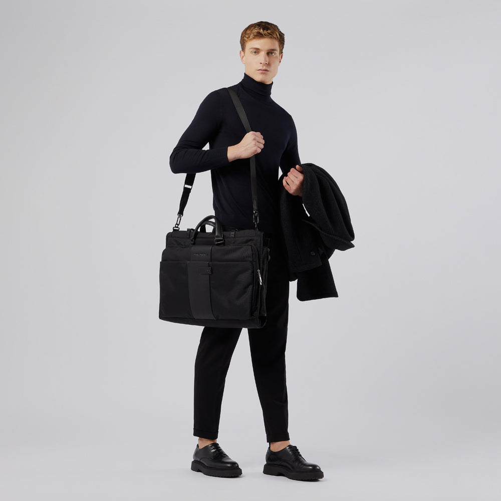 Piquadro Folding garment bag in recycled fabric I Più Venduti