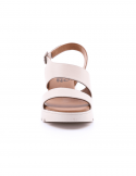 BUENO Sandalo con zeppa donna BUENO Y8602 CREMA 2025