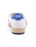 4B12 Sneakers uomo QUATTROBARRADODICI PLAY NEW 64 in pelle bianca In Saldo