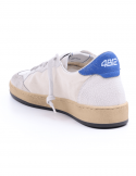 4B12 Sneakers uomo QUATTROBARRADODICI PLAY NEW 64 in pelle bianca In Saldo