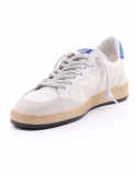 4B12 Sneakers uomo QUATTROBARRADODICI PLAY NEW 64 in pelle bianca In Saldo
