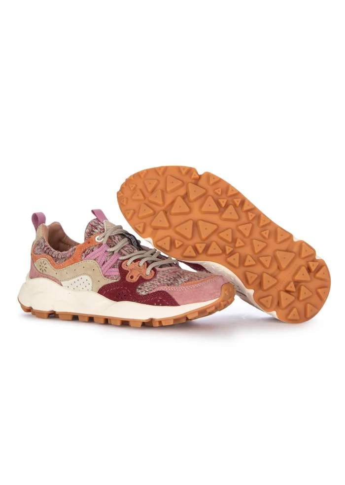 FLOWER MOUNTAIN | SNEAKERS YAMANO 3 KNITTING ROSA Vendita