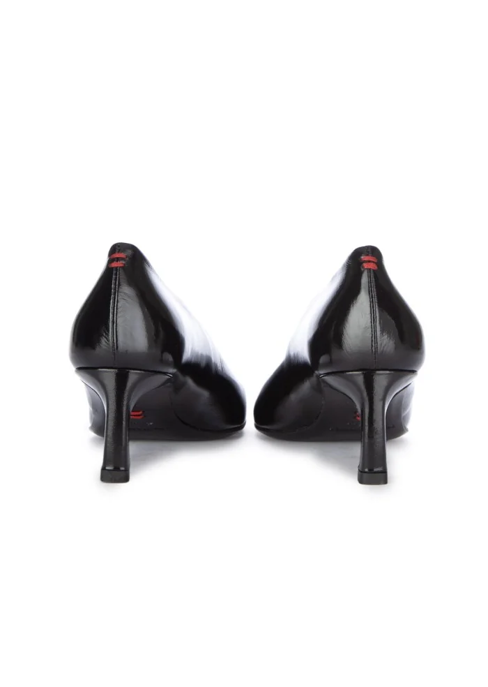 HALMANERA | SCARPE CON TACCO GLAZE NERO Offerta