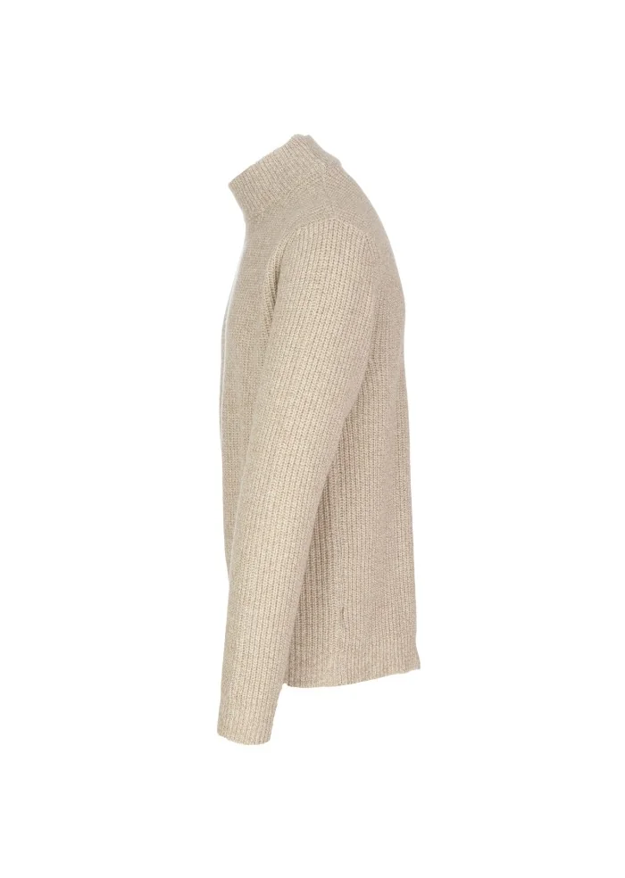 DANIELE FIESOLI | MAGLIONE COLLO ALTO BEIGE Soddisfazione Garantita