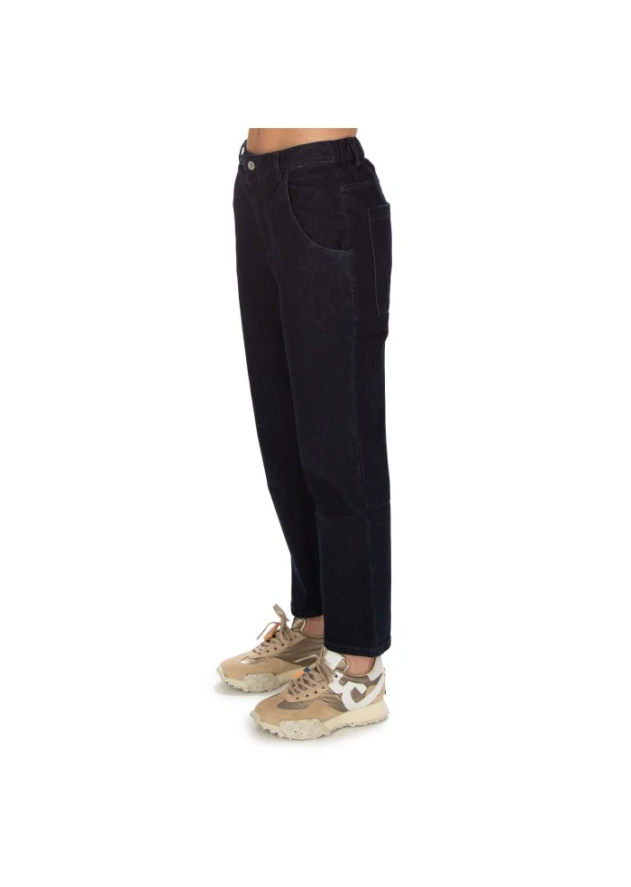 NOUMENO CONCEPT | JEANS SCRITTE POSTERIORI BLU Vendita Calda
