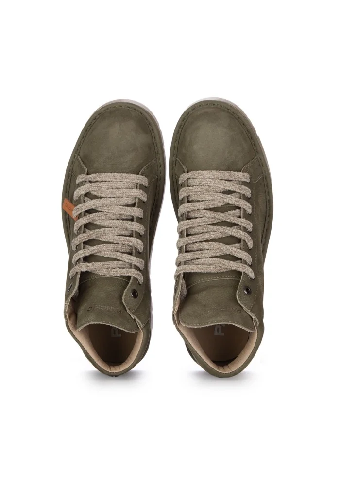 PANCHIC | SNEAKERS ALTE PELLE VERDE Vendita