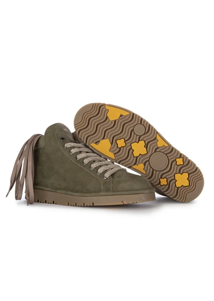PANCHIC | SNEAKERS ALTE PELLE VERDE Vendita