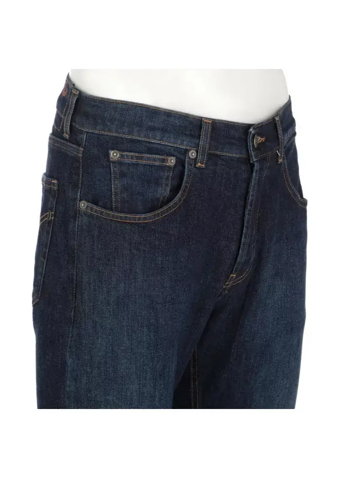 DONDUP | JEANS DIAN CARROT SLIM BLU SCURO Vendita Calda