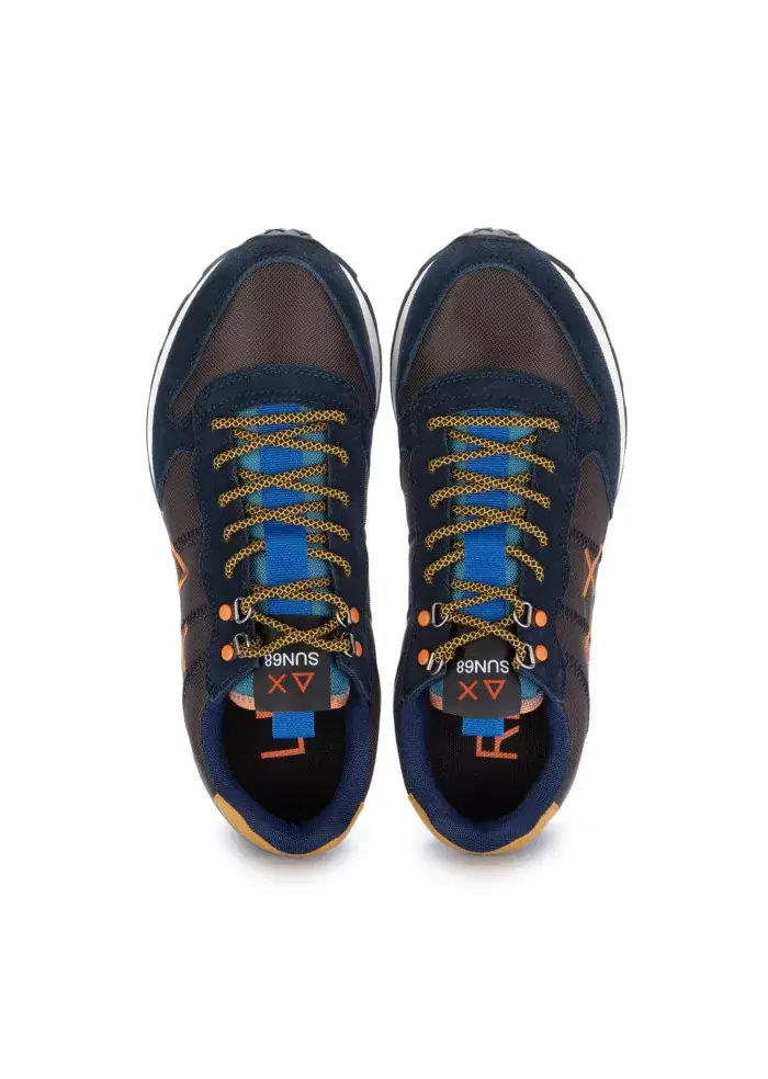 SUN68 | SNEAKERS TOM GOES CAMPING MARRONE MULTICOLORE Spedizione Gratuita