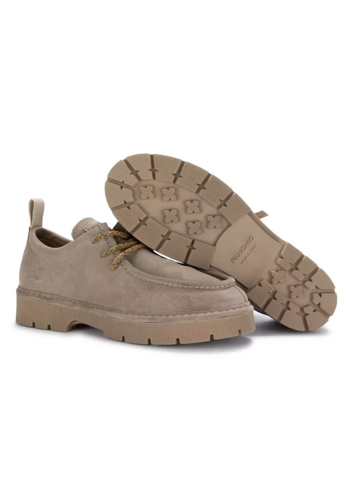 PANCHIC | SCARPE BASSE CAMOSCIO GRIGIO TORTORA Economico