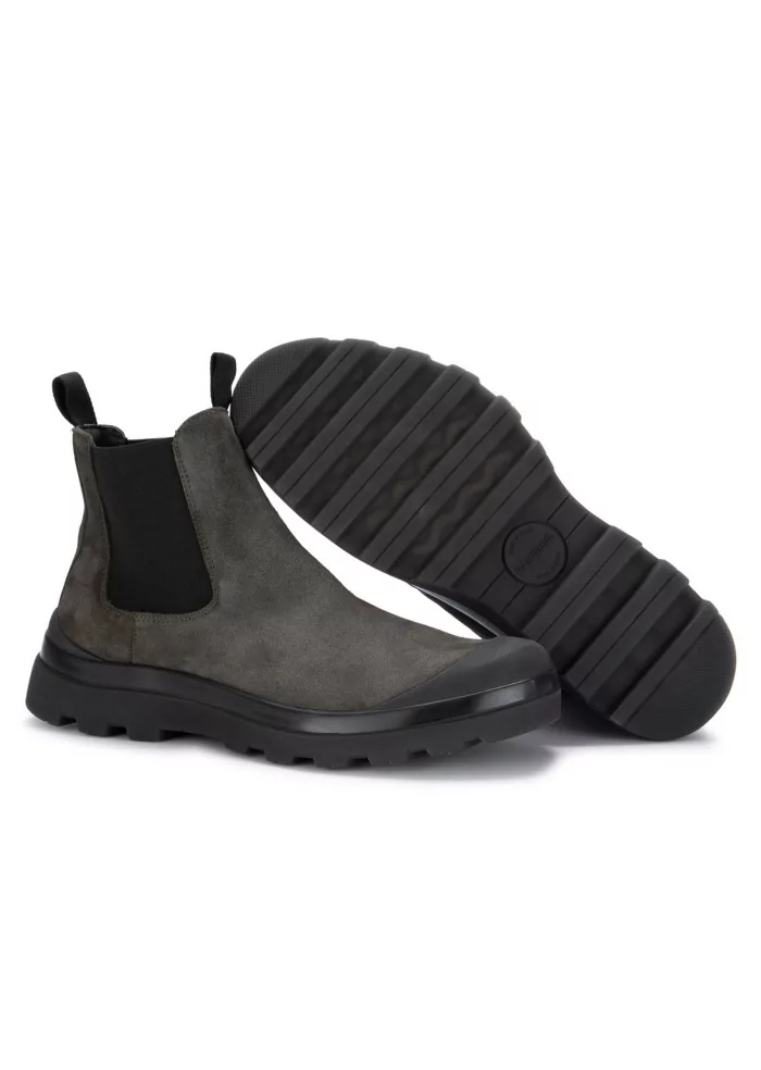 PANCHIC | STIVALETTI CHELSEA CAMOSCIO GRIGIO SCURO Offerte