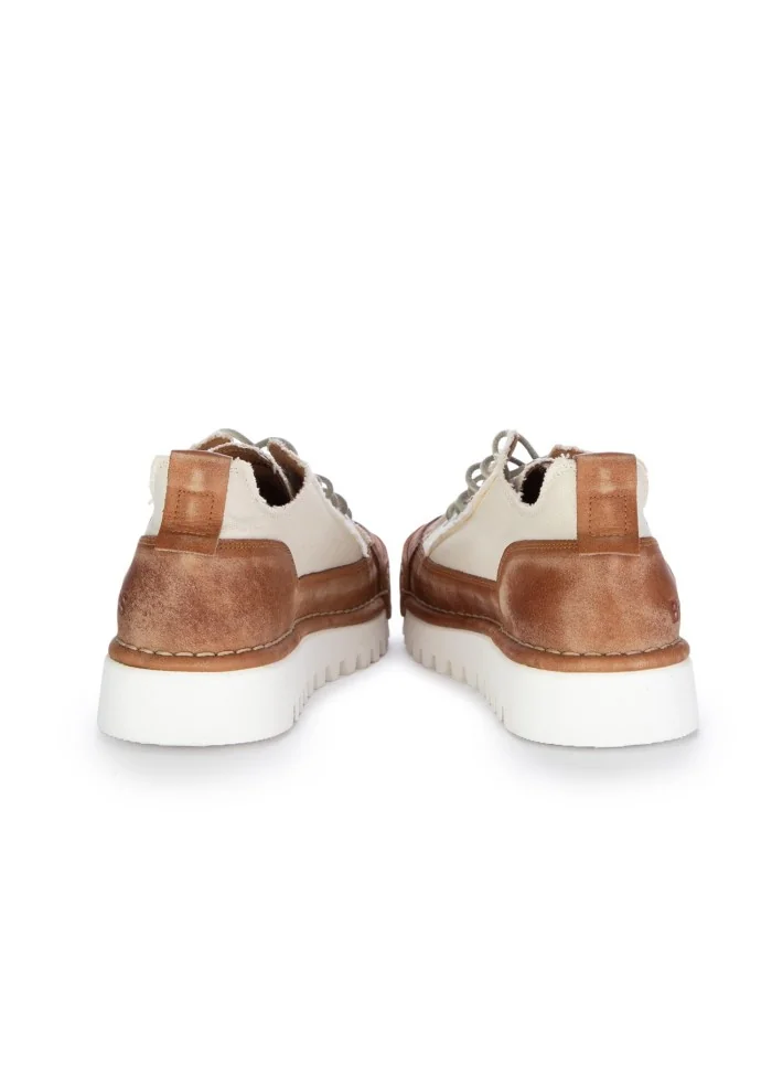 BNG REAL SHOES | SNEAKERS LA NOCCIOLA BIANCO MARRONE Vendita Economica