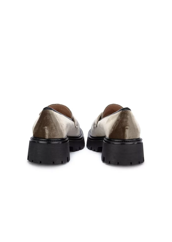 IL BORGO FIRENZE | MOCASSINI CHUNKY VELLUTO MARRONE Pezzi Unici