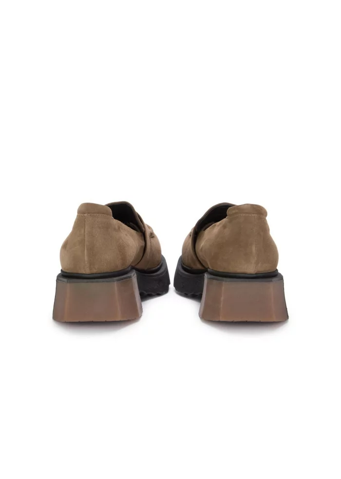 VICOLO 8 | MOCASSINI CHUNKY CAMOSCIO MARRONE Presa