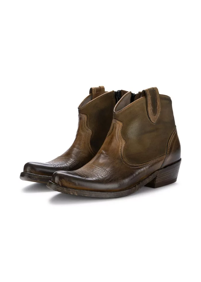 KEEP | STIVALETTI COWBOY CRUST MARRONE Grande vendita