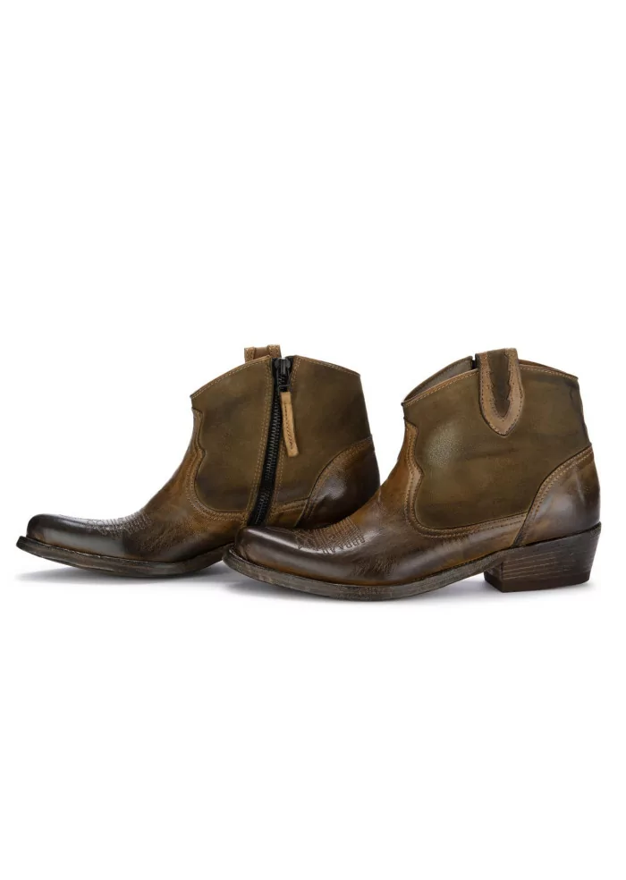 KEEP | STIVALETTI COWBOY CRUST MARRONE Grande vendita