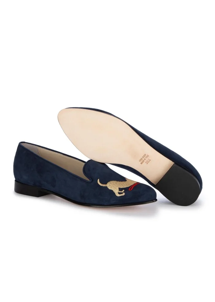 ROMA | BALLERINE GATTO GOMITOLO BLU Shopping online